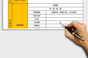 員工轉正申請表excel表格模板