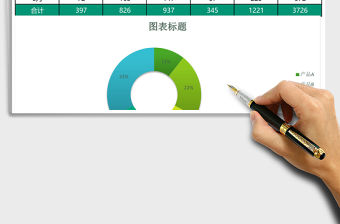 半年不同產(chǎn)品銷售excel表格模板