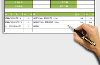請購單公式函數(shù)自動填寫