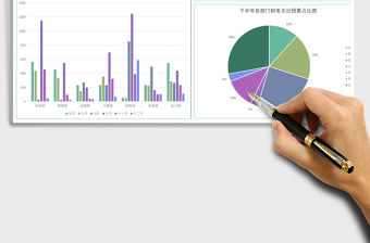 下半年部門財務支出預算報告excel模板