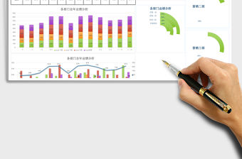 月營銷業(yè)績分析報告表excel模板