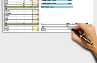 月度家庭預(yù)算表格excel模板
