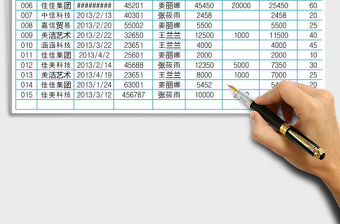 分析客戶應收賬款賬齡excel模板