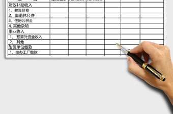 財政財務收支審計情況審核表excel模板