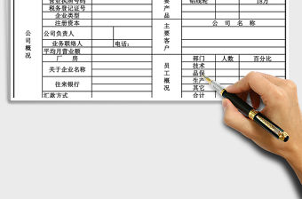 2021年供貨商調查表