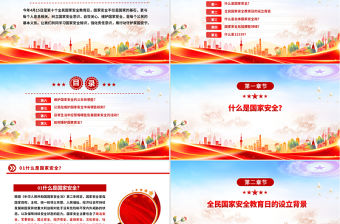 4·15全民國家安全教育日PPT樹立國家安全意識維護國家安全課件