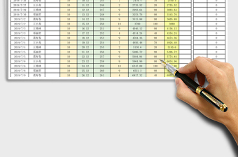 2021年計件計時工資表