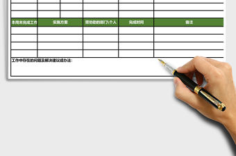 2021年周工作總結計劃表