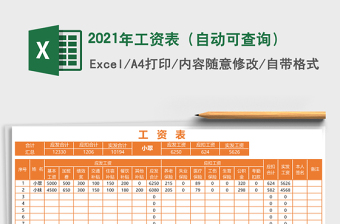 2022工地工資表-可查詢