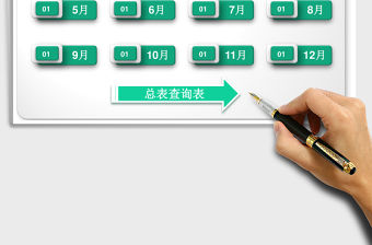 2021年考勤系統表一鍵統計12月份考勤情況表