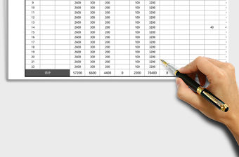 2021年工資表-自動(dòng)統(tǒng)計(jì)計(jì)算