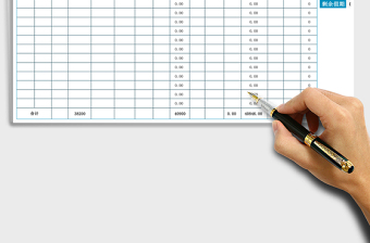 2021年工資表-帶結(jié)余假期