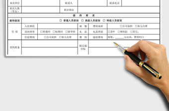 2021年公司接待通知單