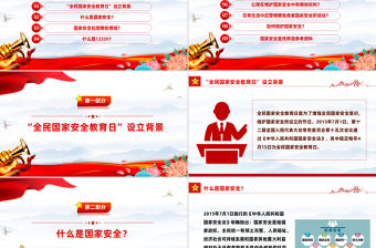 全民國家安全教育日十周年PPT增強安全意識維護國家安全課件下載