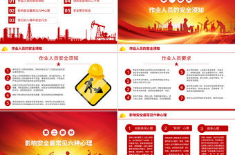 2025安全生產(chǎn)月PPT紅色精美6月安全生產(chǎn)知識宣講課件