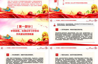 以中央八項規定為筆書寫作風建設新篇章PPT2025黨內主題教育課件