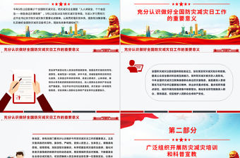 2025年全國防災減災日PPT精美大氣排查身邊災害隱患課件