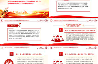 2025加快建設文化強國PPT大氣簡潔總書記重要文章學習課件下載