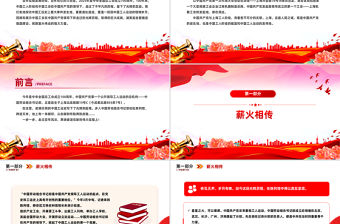 中華全國總工會成立100周年PPT課件下載