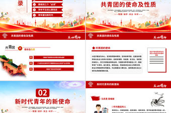 2025五四精神學(xué)習(xí)紀(jì)念五四運(yùn)動青春跟黨走建功新時代PPT下載