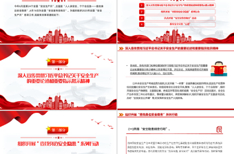 2025年全國安全生產(chǎn)月PPT紅色精美人人講安全個個會應急查找身邊安全隱患課件下載