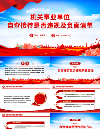 機關事業(yè)單位自查接待是否違規(guī)及負面清單PPT課件