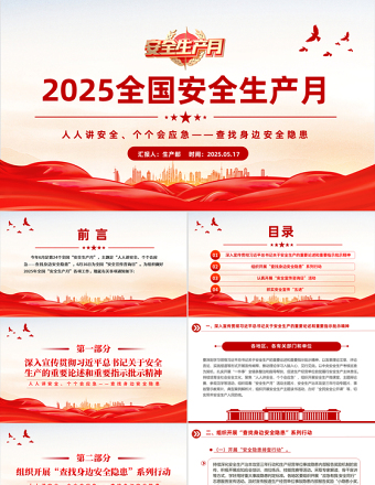 2025年6月全國(guó)安全生產(chǎn)月安全生產(chǎn)知識(shí)教育培訓(xùn)PPT課件