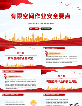 有限空間作業(yè)安全要點PPT全國安全生產(chǎn)月宣講教育課件
