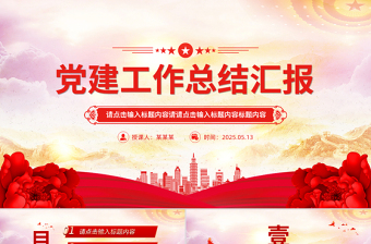 精美大氣2025黨建工作總結(jié)匯報PPT模板下載
