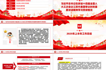 精品街道2025年上半年工作總結(jié)和下半年工作計劃PPT模板下載