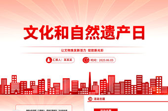 2025年文化和自然遺產日PPT文化遺產保護課件