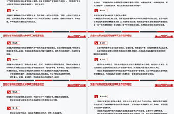 紅色精美《黨組討論和決定黨員處分事項工作程序規(guī)定》PPT黨內法規(guī)課件