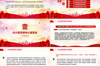 弘揚偉大建黨精神PPT精美大氣2025年中國共產黨成立104周年主題黨課