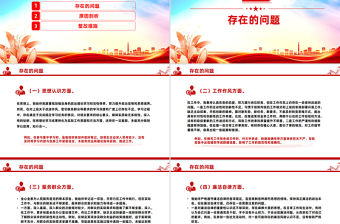 簡潔實用基層黨員干部黨性分析報告PPT模板