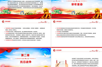 紀(jì)念陳云同志誕辰120周年P(guān)PT黨史人物介紹課件