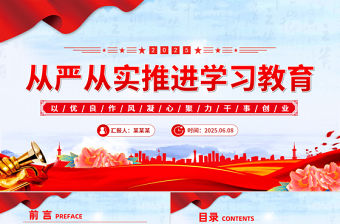 黨政風(fēng)2025從嚴(yán)從實(shí)推進(jìn)學(xué)習(xí)教育PPT主題教育課件