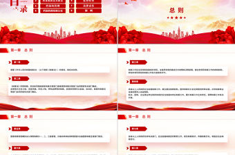 檔案法實施條例全文PPT法律法規課件下載