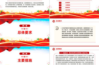 紅色簡潔《促進殘疾人就業三年行動方案（2025—2027年）》PPT課件