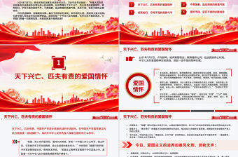 弘揚偉大抗戰精神匯聚民族復興力量PPT紅色簡潔全民族抗戰爆發88周年紀念日課件