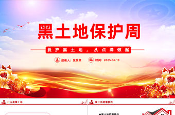 2025黑土地保護(hù)周PPT愛護(hù)黑土地從點(diǎn)滴做起課件下載