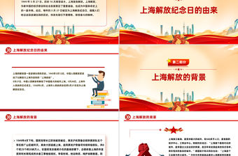 5.27上海解放紀念日PPT銘記歷史榮光共筑時代華章黨課