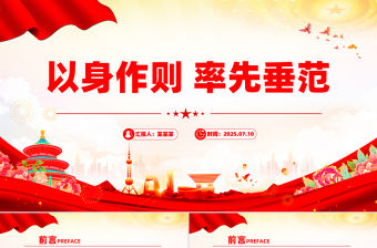 以身作則率先垂范PPT黨員干部作風(fēng)建設(shè)主題黨課