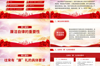 往來有“廉”禮慰問不“越線”PPT黨員干部節(jié)日廉潔自律專題黨課