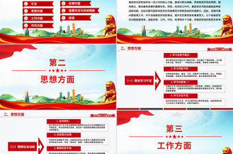 基層黨員問題查擺清單PPT黨員個人對照檢查課件模板