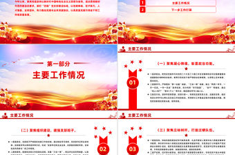 某局黨組上半年黨建工作總結(jié)PPT模板下載