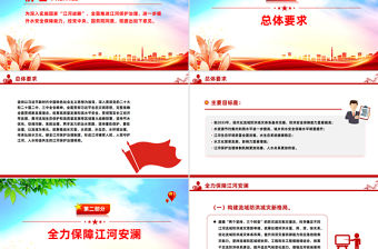 簡(jiǎn)潔大氣關(guān)于全面推進(jìn)江河保護(hù)治理的意見PPT課件下載