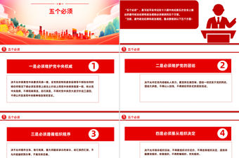 五個(gè)必須 七個(gè)有之 十不準(zhǔn)PPT黨紀(jì)教育專題課件