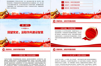 堅定信念強作風擔當作為促發展PPT紅色精美作風建設黨課課件