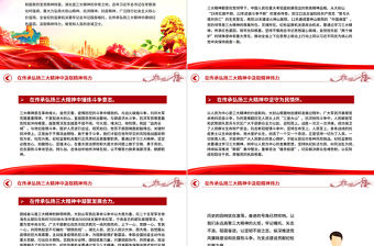 在傳承弘揚三大精神中汲取精神偉力PPT黨課課件