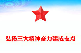 2025弘揚三大精神奮力建成支點PPT課件(講稿)